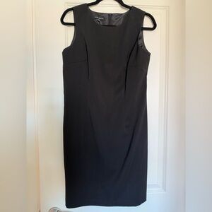Mario Serrani Classic Black Midi Dress